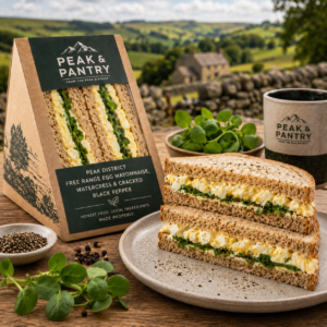 Peak & Pantry 'Peak District Free Range Egg Mayonnaise, Watercress & Cracked Black Pepper' Sandwich