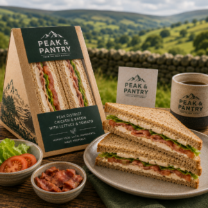 Peak & Pantry 'Peak District Chicken & Bacon with Lettuce & Tomato' Sandwich