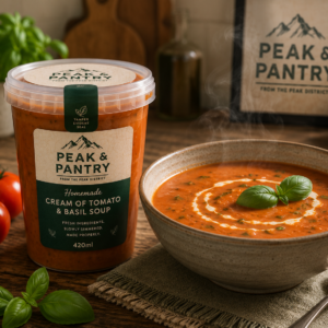 Peak & Pantry Homemade Cream Of Tomato & Basil Soup