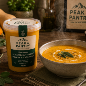 Peak & Pantry - Homemade Roasted Butternut Squash & Sage Soup
