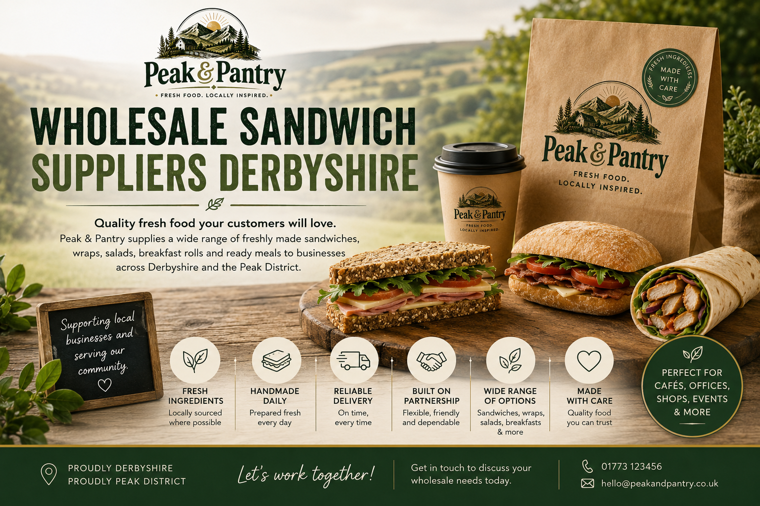 Wholesale Sandwich Suppliers Derbyshire – Fresh Local Food Businesses Can Rely On
